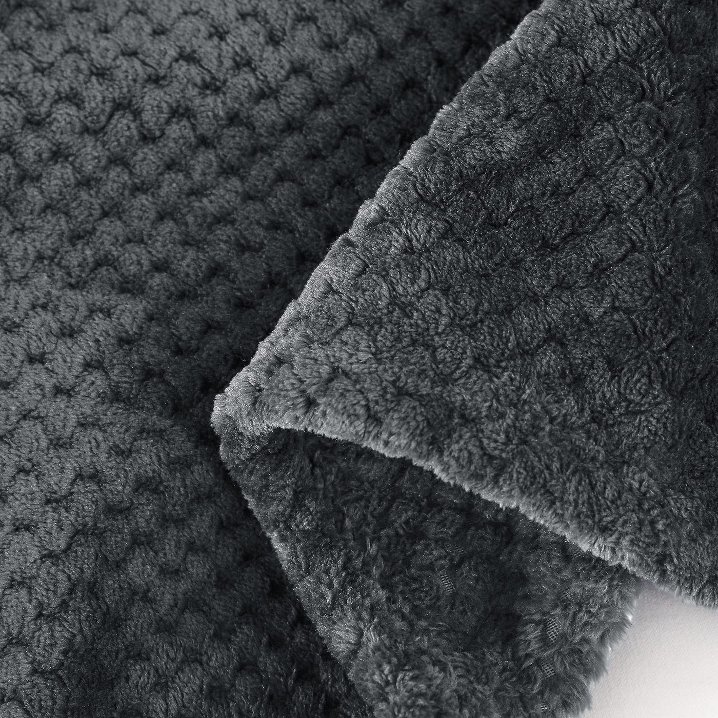 Couverture douillette Couverture en polaire super douce et chaude pour le canapé et le lit avec motif gaufré, couverture douillette et confortable
