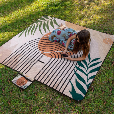 Couverture de pique-nique imperméable pour l'extérieur, tapis de plage