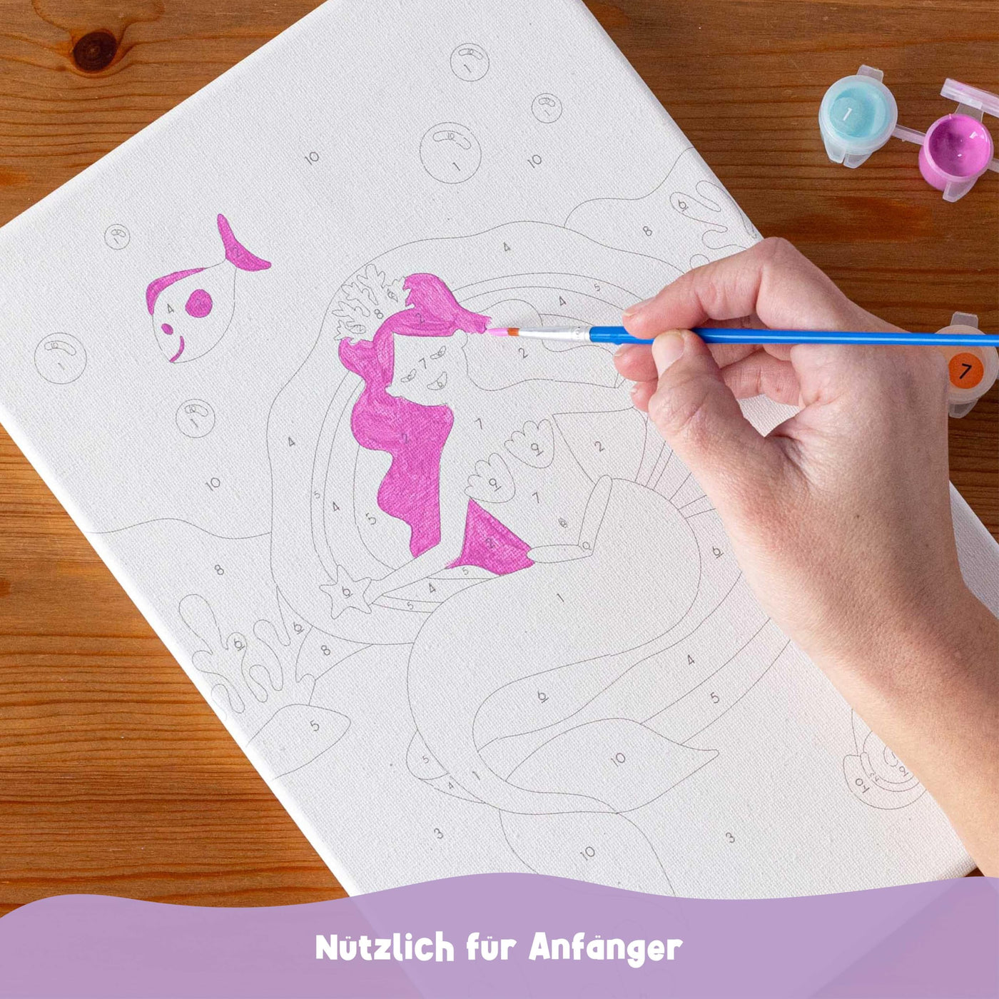 Set créatif de peinture par numéros pour enfants