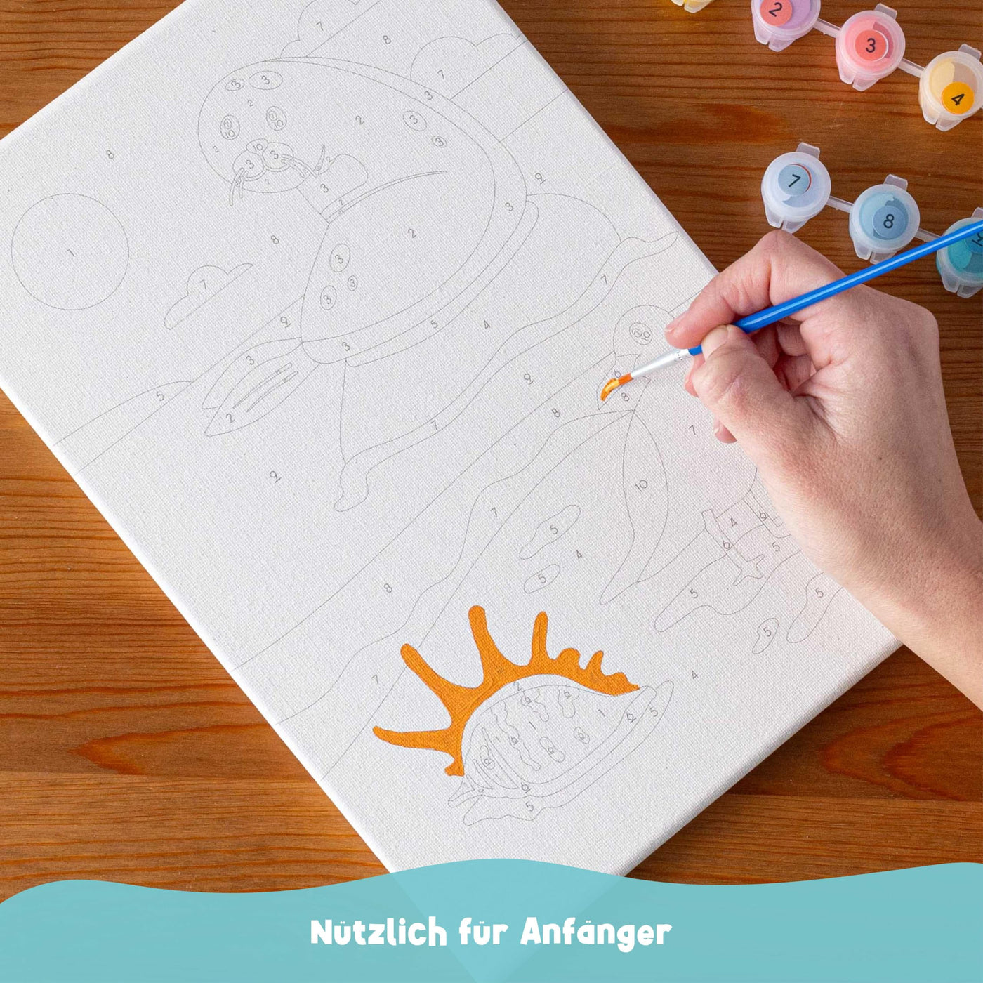 Set créatif de peinture par numéros pour enfants