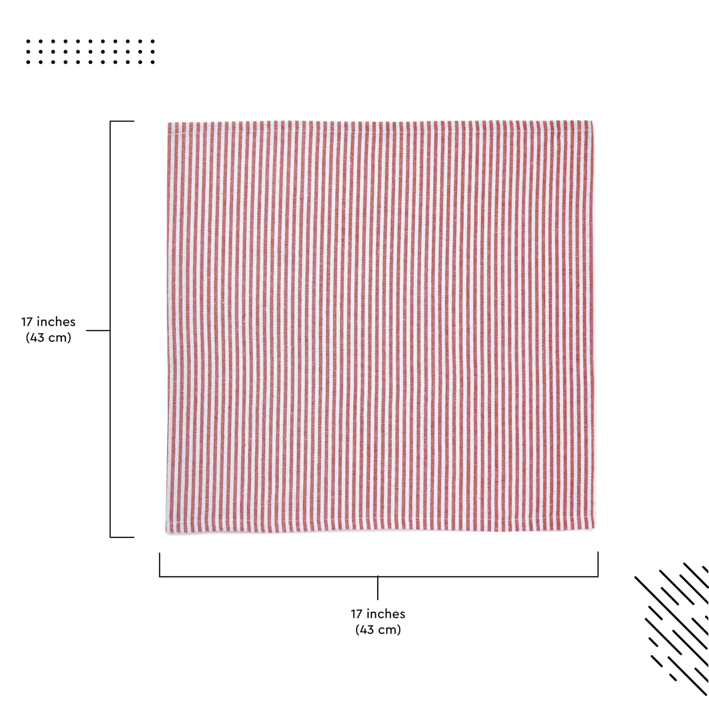 Dining table napkins set of 6