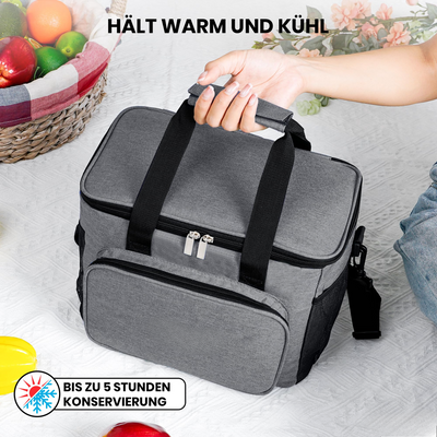 Kühltasche, Lunchbag, Thermotasche mit Folienfutter, isolierte Lunchbag