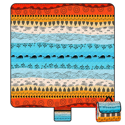Couverture de pique-nique imperméable pour l'extérieur, tapis de plage