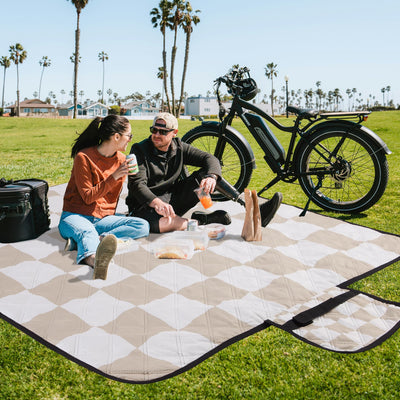 Couverture de pique-nique imperméable pour l'extérieur, tapis de plage