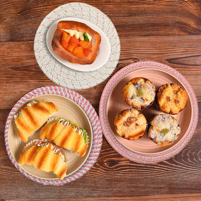 Support de Pot Chaud de Tapis de Tissage de Fil de Coton