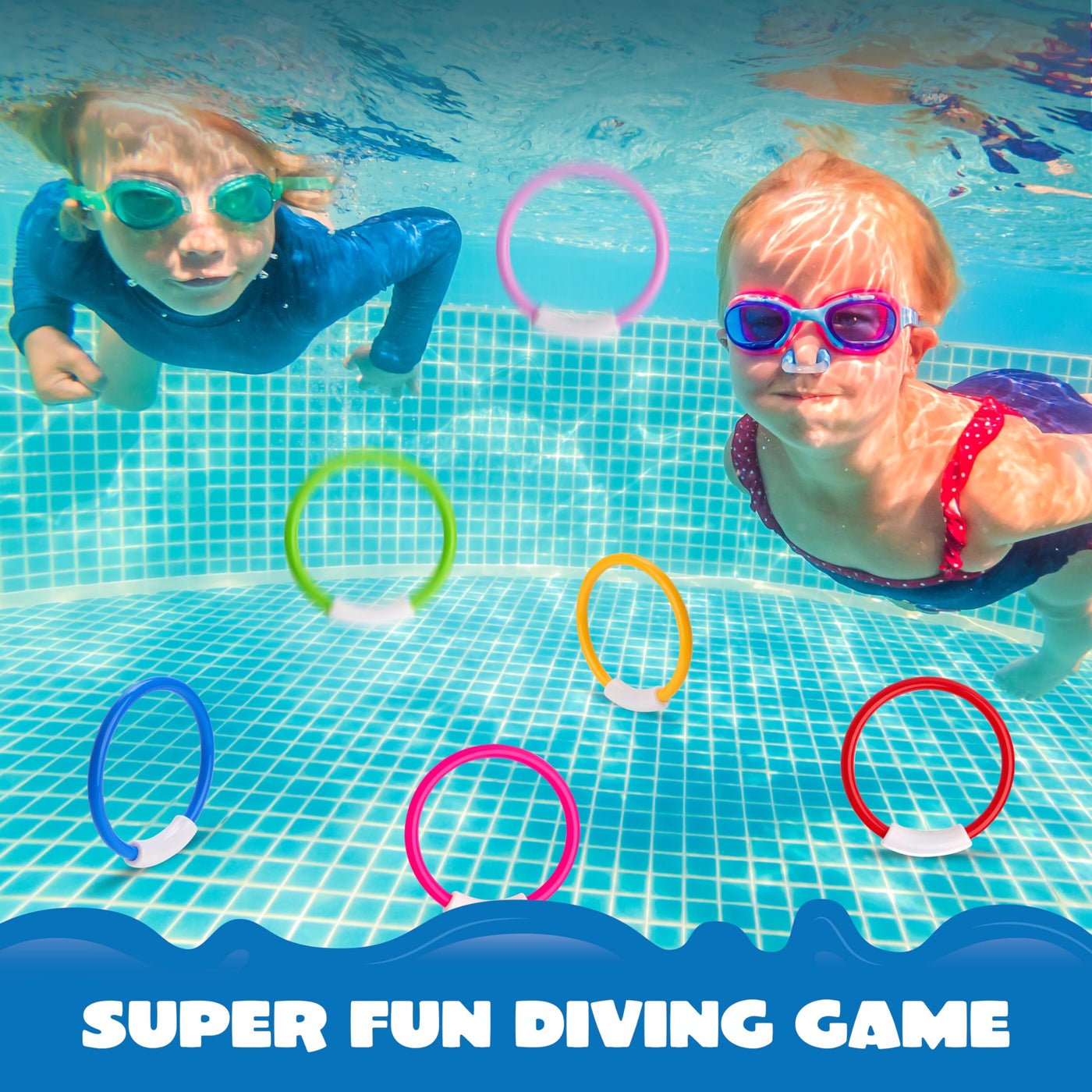 Pool diving ring