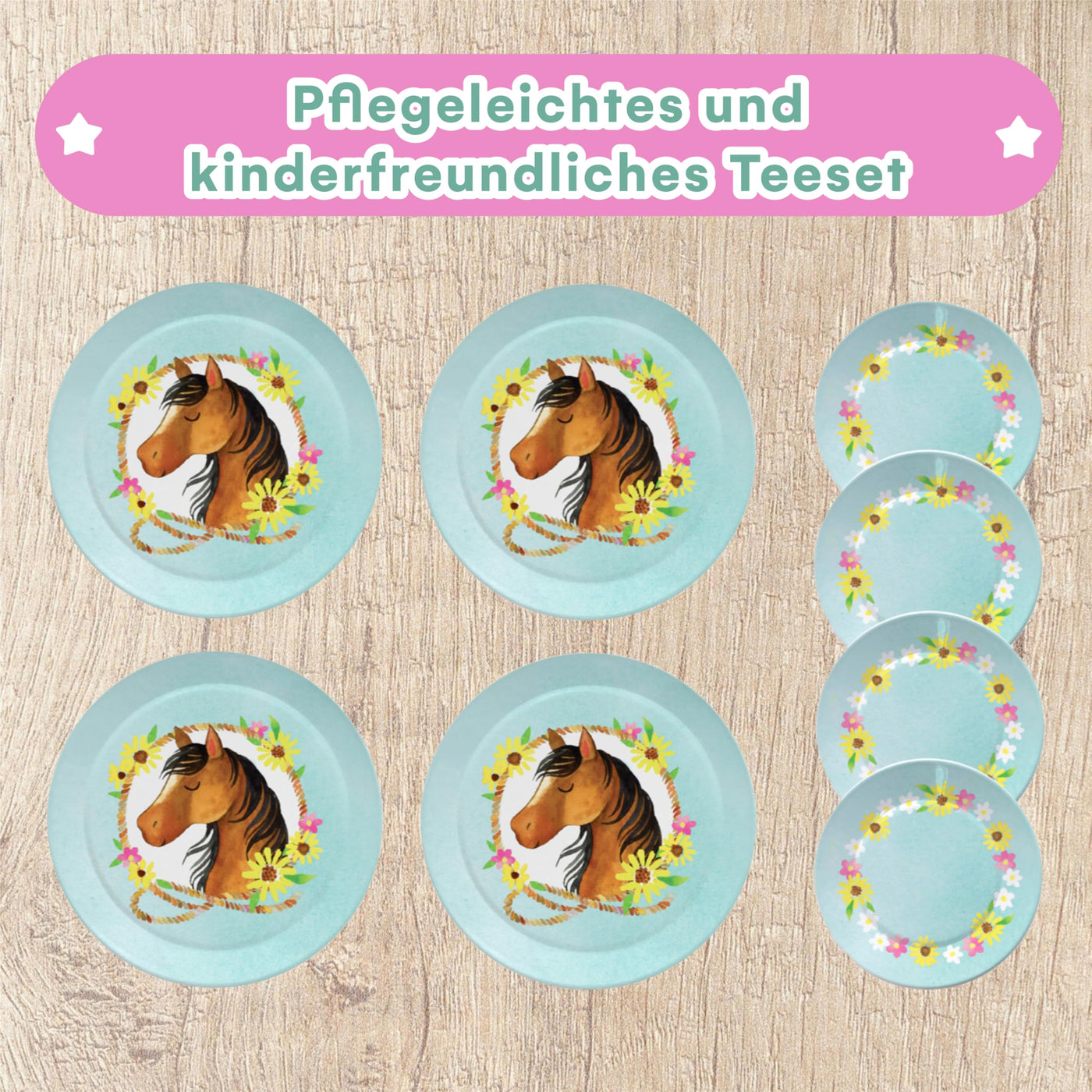 Service à thé en étain pour enfants et sac de transport, vaisselle pour enfants, cuisine ludique, 15 pièces