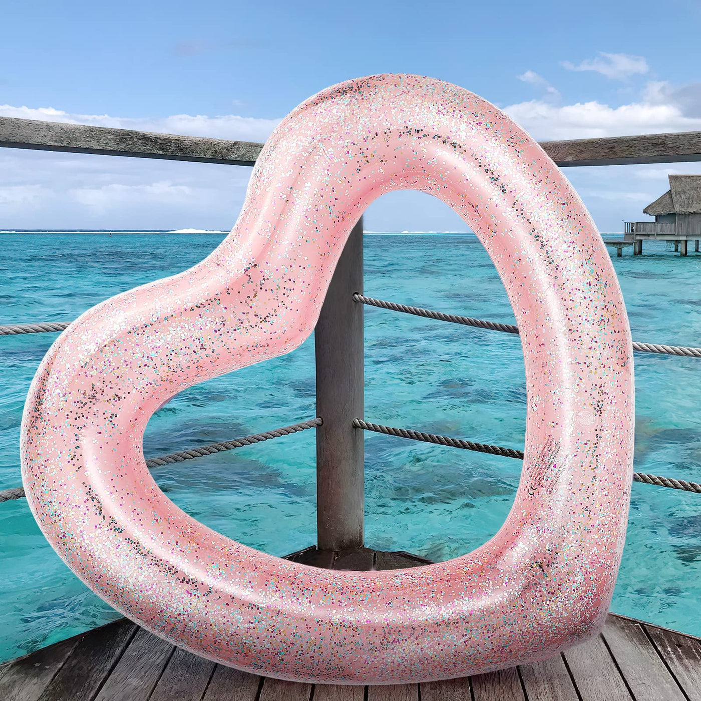 Anneau de Natation Gonflable Eau de Piscine