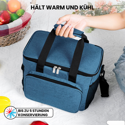 Kühltasche, Lunchbag, Thermotasche mit Folienfutter, isolierte Lunchbag