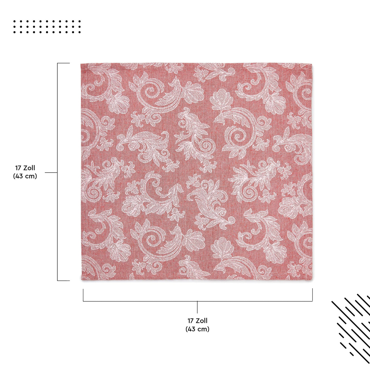 Ensemble de 6 serviettes de table