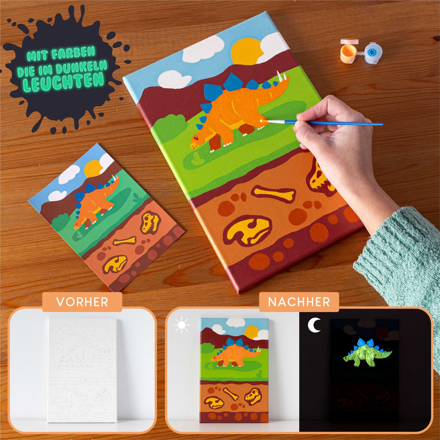 Painting by numbers children's creative set