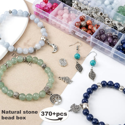 Fabriquez votre Propre Ensemble De Bijoux, Perles Rondes En Pierres Précieuses Naturelles