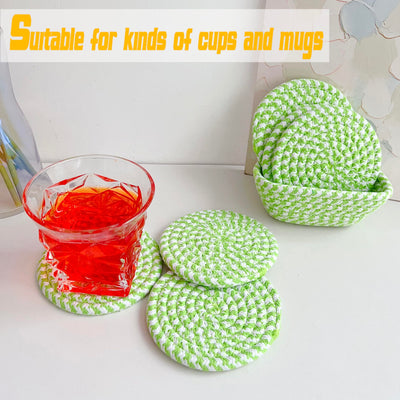 Verres à sous-verre Boho avec panier de rangement