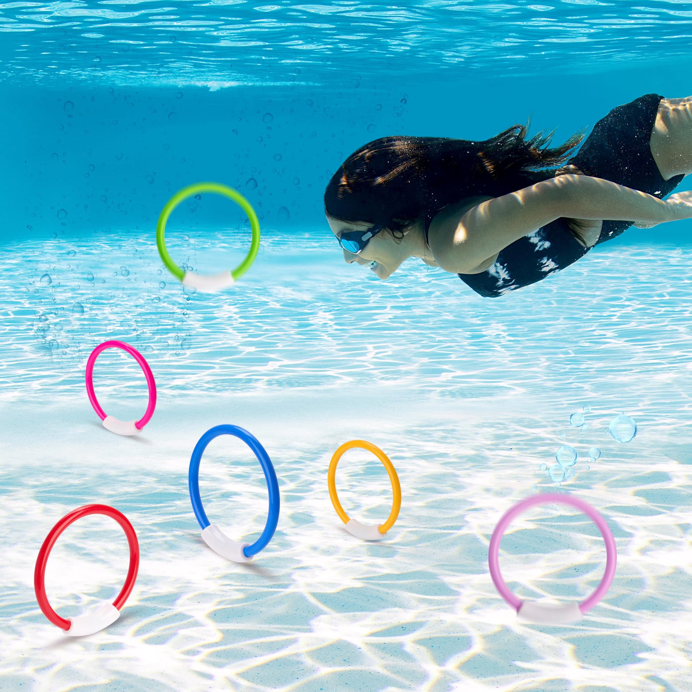 Pool diving ring