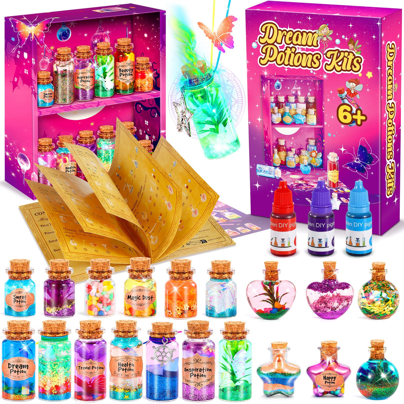 Cadeau créatif kit de potion magique pour enfants, expériences