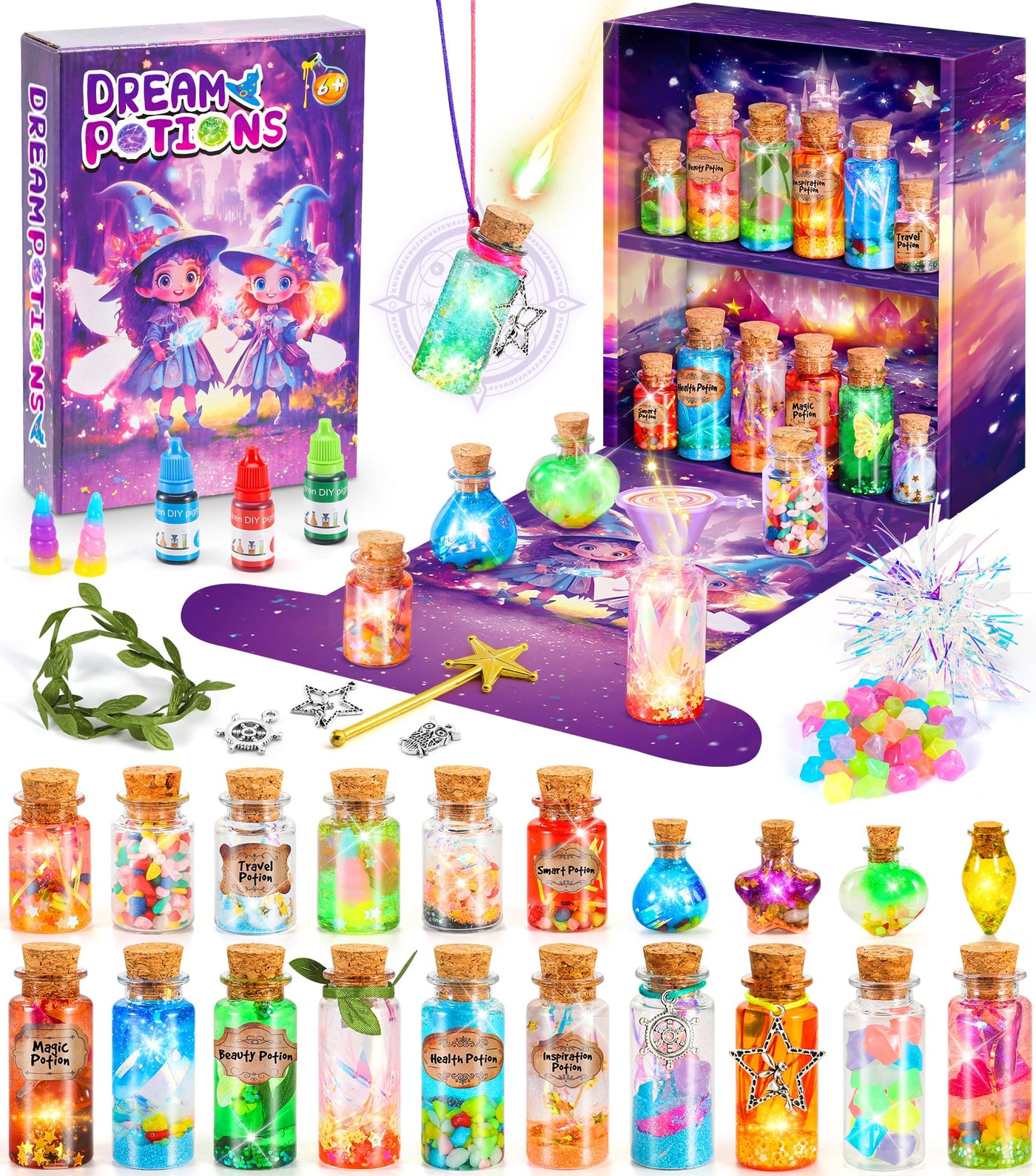 Cadeau créatif kit de potion magique pour enfants, expériences