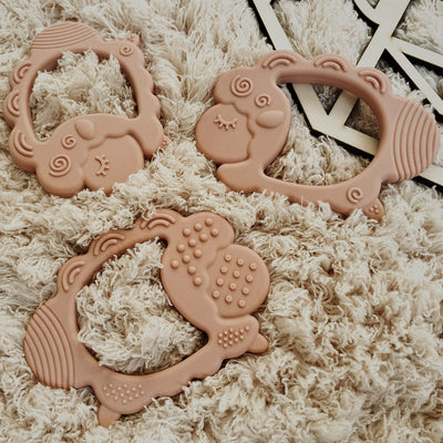 Beißring Baby Silikon, Beißhilfe Baby