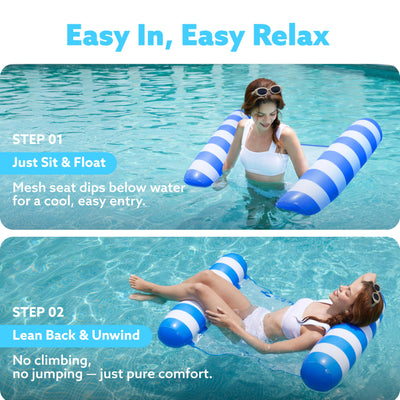 2 Packs Hammock Pool Floats Adults