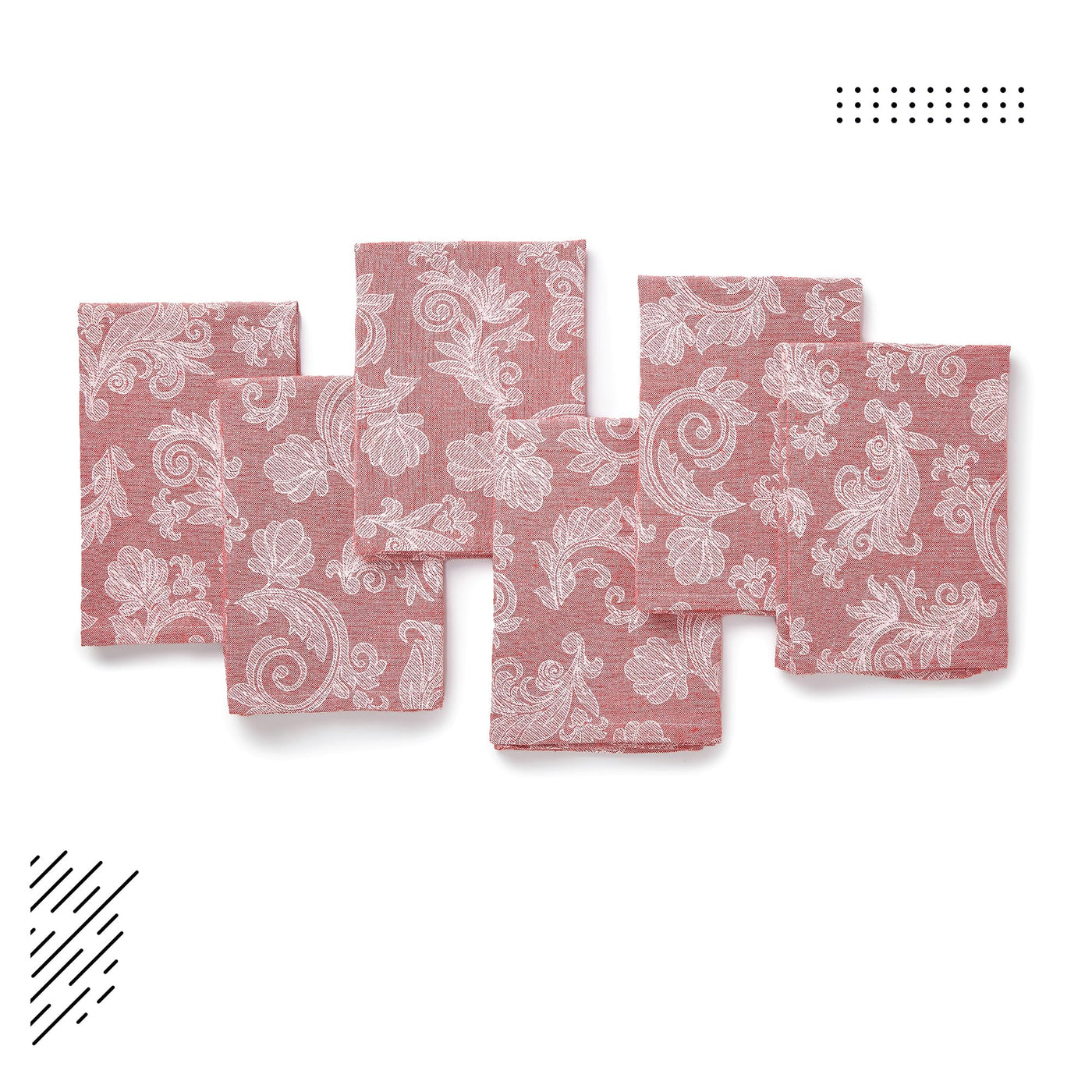 Ensemble de 6 serviettes de table