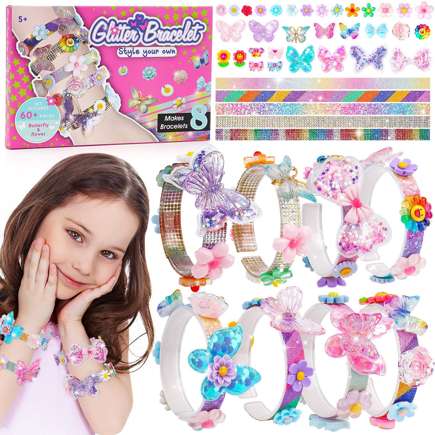 Kit de bricolage bracelets pour enfants jouets pour enfants à faire soi-même