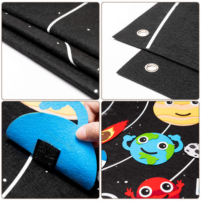 Toys Educational toys Children's toys Felt  Solar System  Story Board Preschool