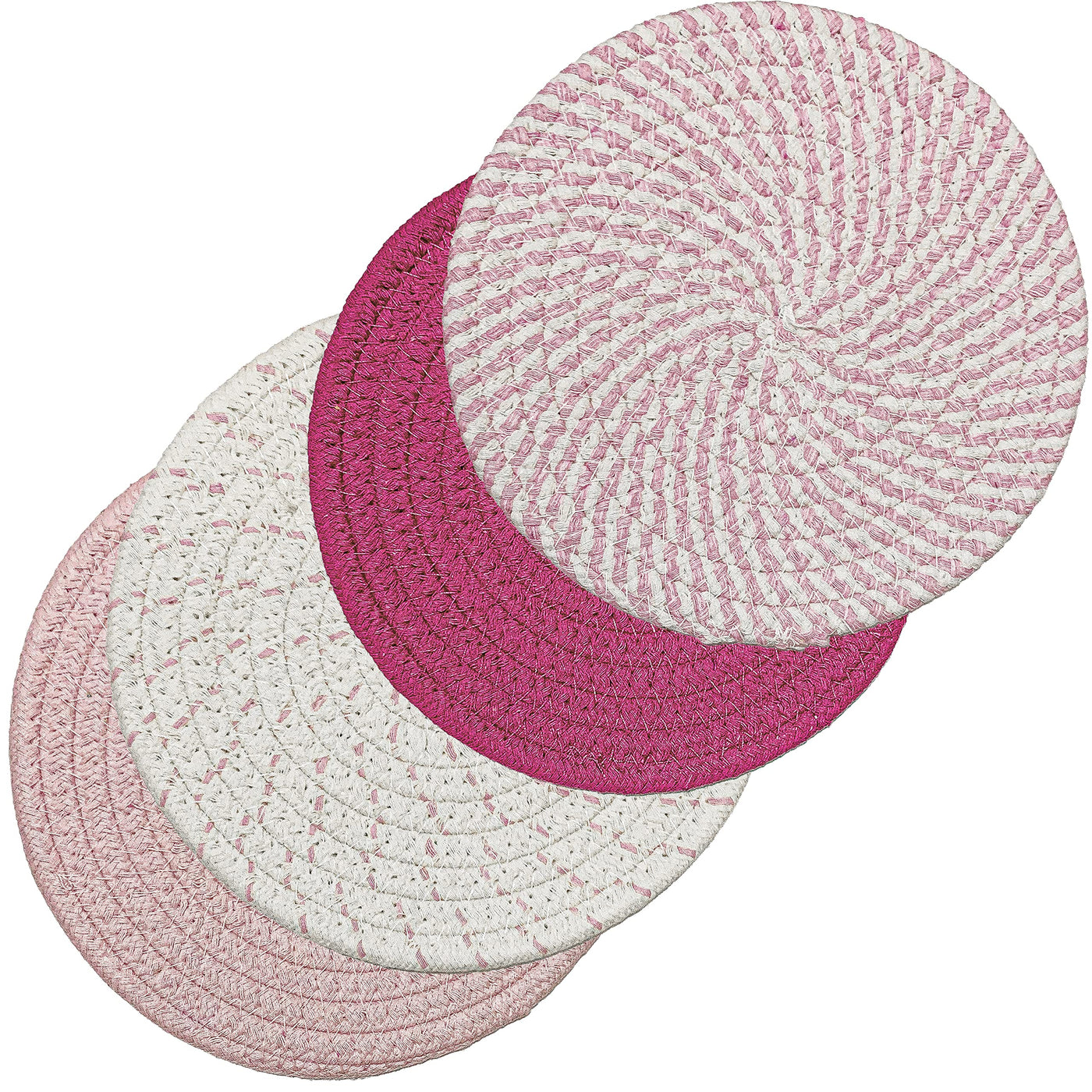 Support de Pot Chaud de Tapis de Tissage de Fil de Coton