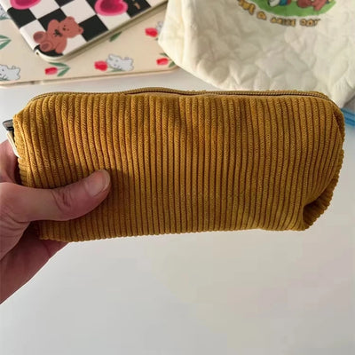Trousse Créative en Velours Côtelé