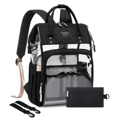 Wickelrucksack stylischer Wickelrucksack mit Wickelauflage multifunktionaler wasserabweisender Großraumrucksack für unterwegs