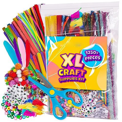 Art and DIY craft for kids in storage bag, craft supplies for kids
