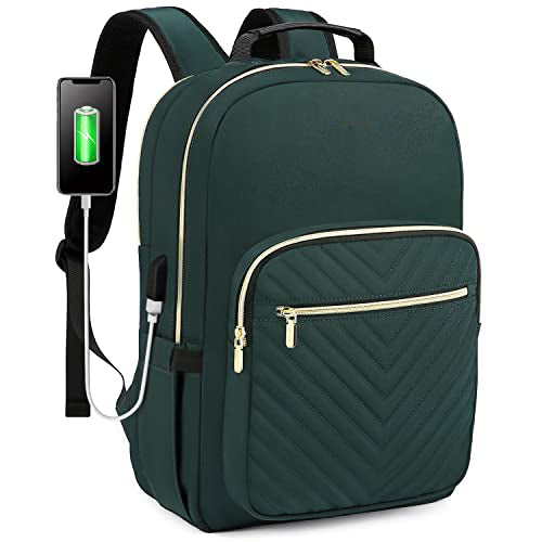 Backpack , Waterproof Laptop Bag Daypacks Elegant School Backpack with USB Charging Port