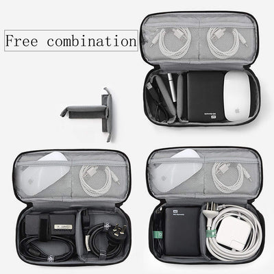 Cable organizer bag Waterproof cable bag Small fixed plate bag Electronic bag