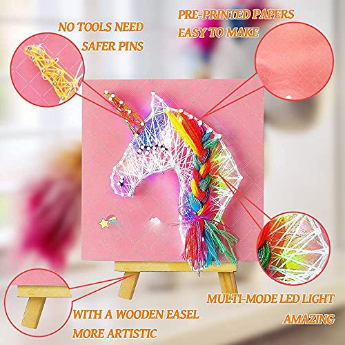 Craft kit kids unicorn unicorn toy with LED light DIY