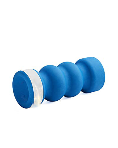 double-twin fascia roller with 4 ergonomic areas of action for neck, back, buttocks and legs. Deeply effective