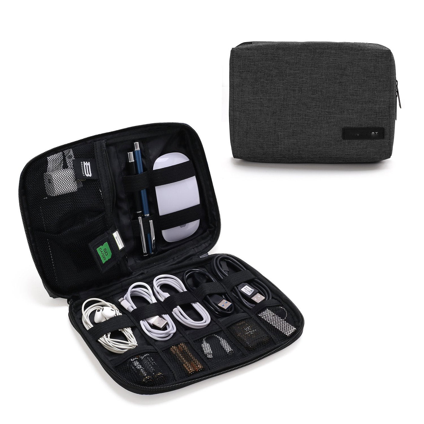 Electronics Organiser for Cables, USB sticks, Memory Cards