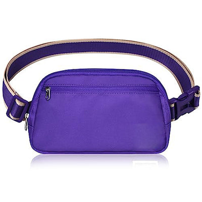 Fanny pack belt bag, sports fashion crossbody bag with adjustable strap