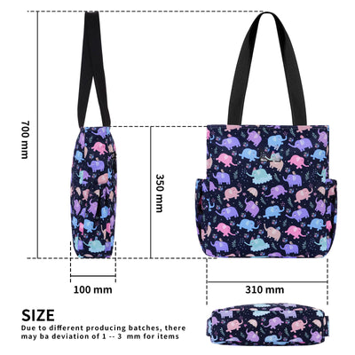 Fashion Handbag with Zipper Casual Shoulder Bag Shoulder Bag Large Shopping Bag