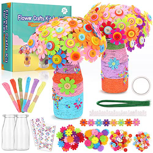 Flowers craft set for kids, fun craft set