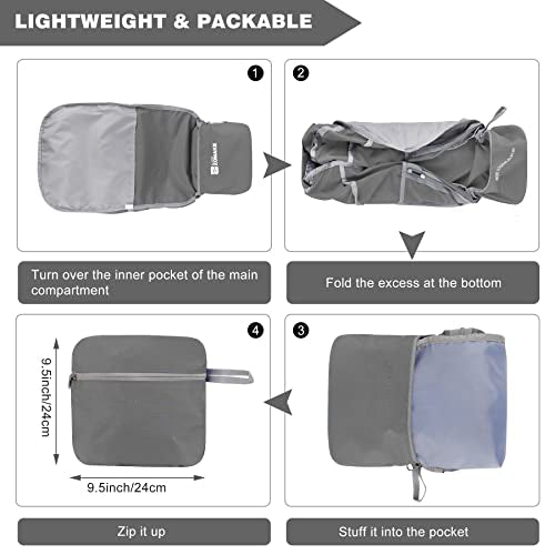 Foldable Backpack,Large Lightweight Backpacks Waterproof Hiking Backpack