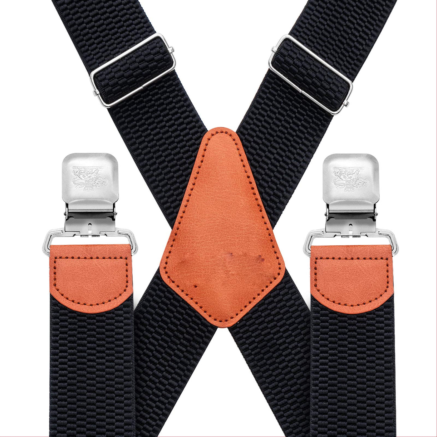 Suspenders with 4 strong clips wide last adjustable length