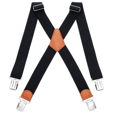 Suspenders with 4 strong clips wide last adjustable length