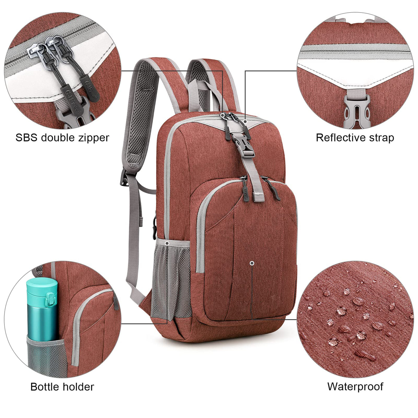 Wanderrucksack, kleiner Wanderrucksack, Radfahren, kompakter Schulterrucksack