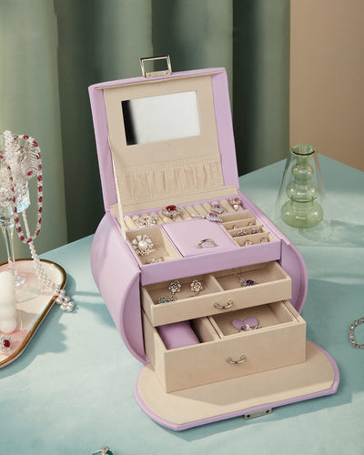 Jewelry box with mirror