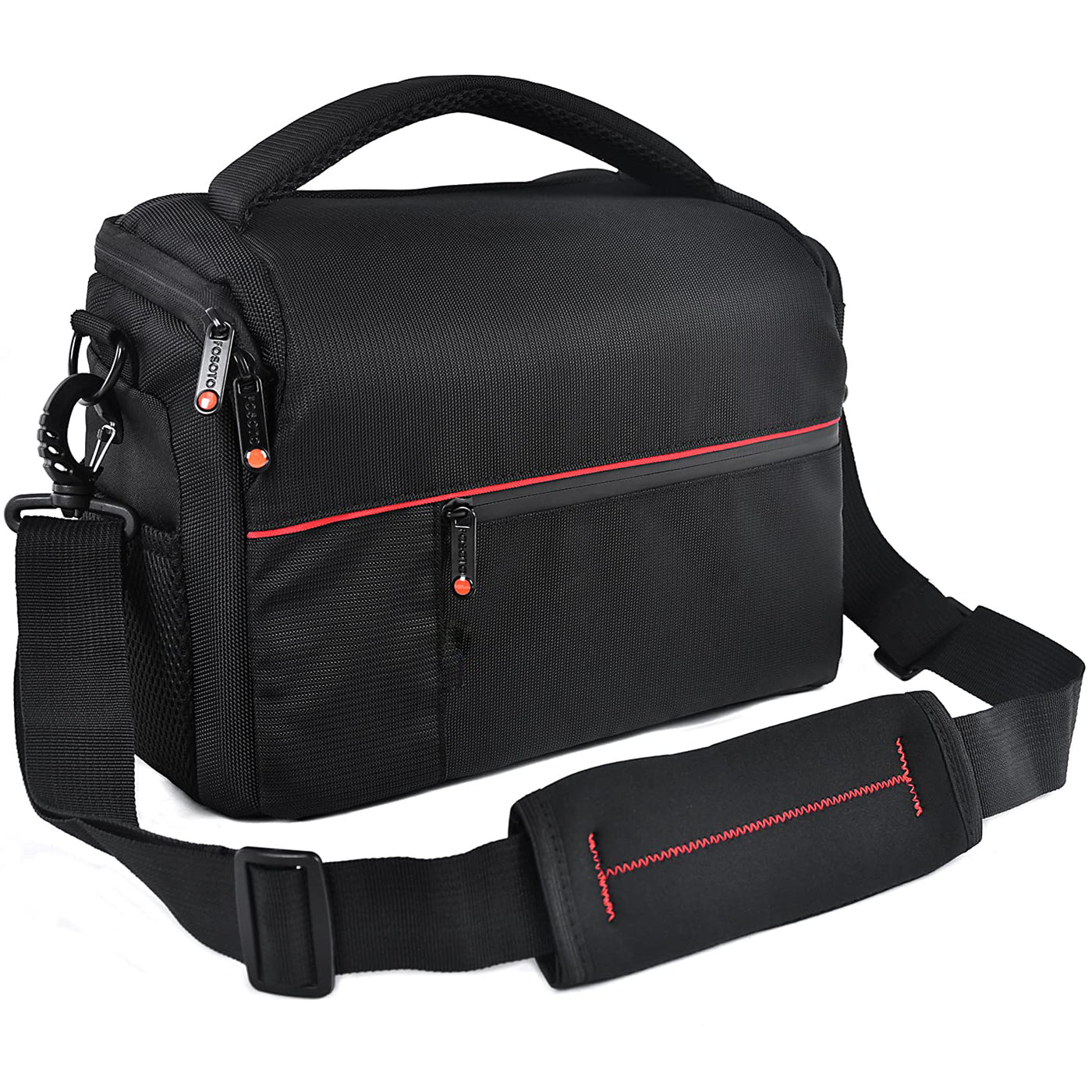 Large camera bag with tablet computer compartment Compatible with Canon 4000D 2000D 90D, Nikon D5600 D3500