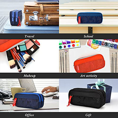 Large Capacity Canvas Pencil Case