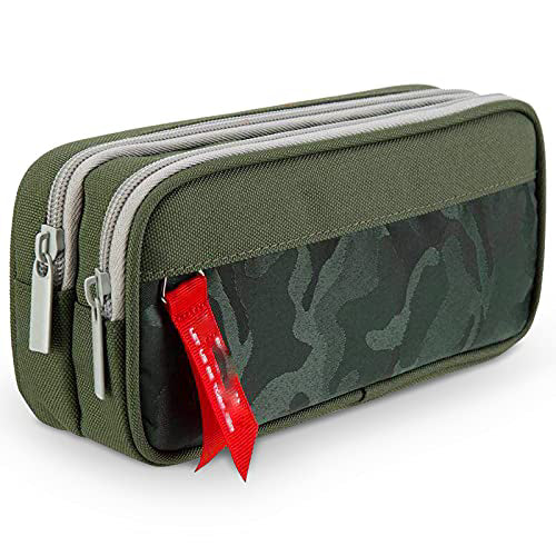 Large Capacity Canvas Pencil Case