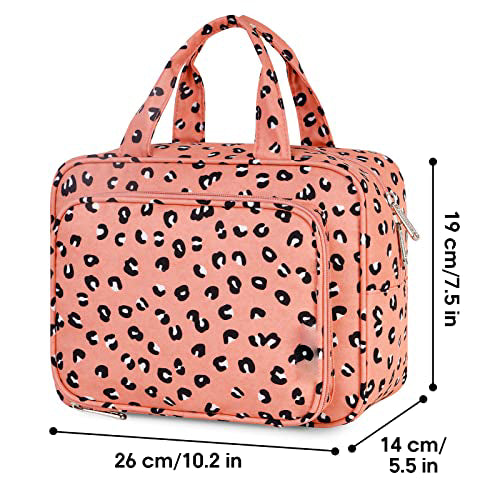 Large toiletry bag & large cosmetic bag, make-up bag for & full size toiletry bag