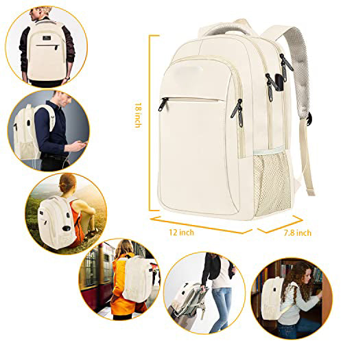 Laptop-Rucksack Zoll Schulrucksack Teenager wasserdichte Schultasche Anti-Diebstahl mit