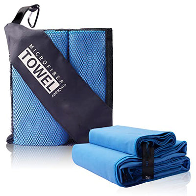 Microfiber Towels Set - Quick Drying and Compact Bath Towel Sports Towel Fitness Towel Travel Towel