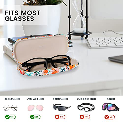 Étui à lunettes en cuir PU, étui de voyage portable