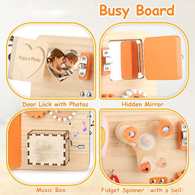 Motor Skills Board - Activity Board Spielzeug Busy Board Motor Skills Spielzeug Sensory Toy